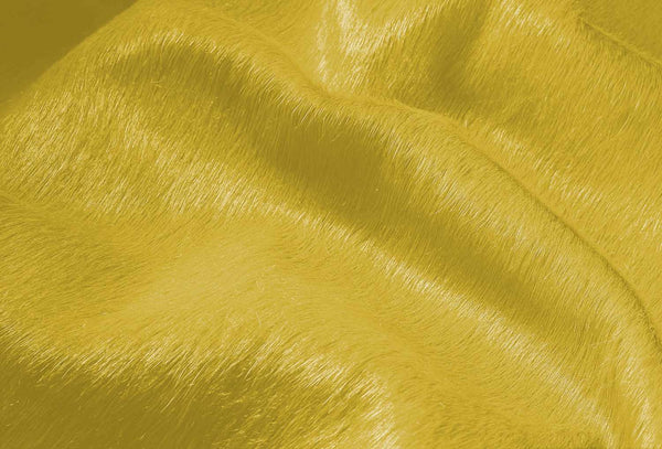 Homeroots 72" X 84" Yellow Cowhide - Rug Yellow Cowhide 316711