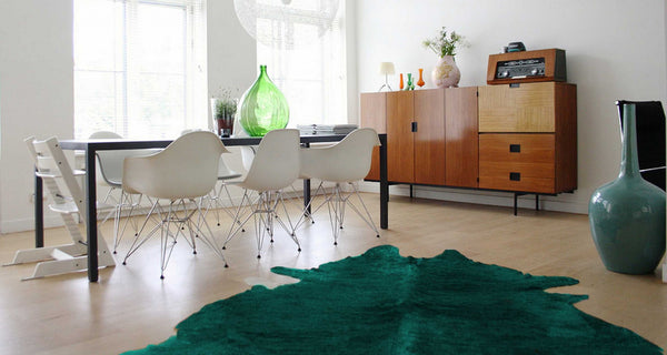 Homeroots 72" X 84" Verde Cowhide - Rug Verde Cowhide 316713
