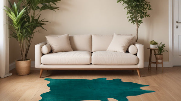 Homeroots 72" X 84" Verde Cowhide - Rug Verde Cowhide 316713