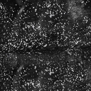 Homeroots 72" X 84" Black And Gold Cowhide - Area Rug Black,Gold Cowhide 316716