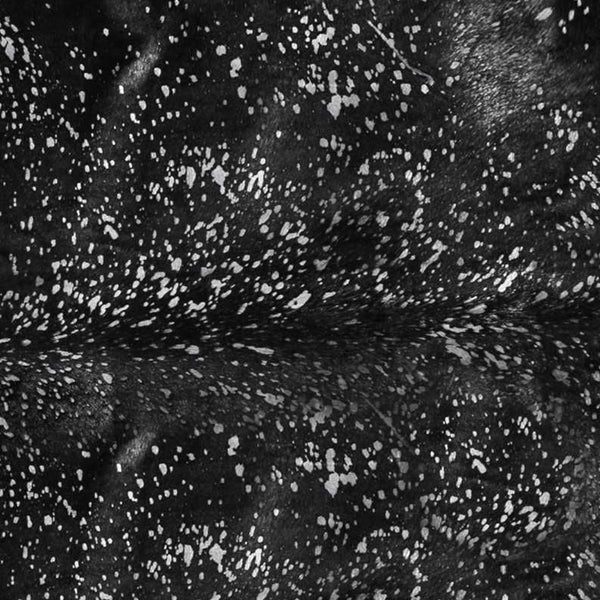 Homeroots 72" X 84" Black And Gold Cowhide - Area Rug Black,Gold Cowhide 316716