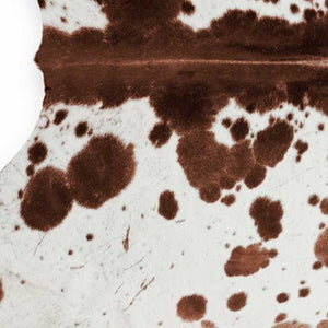 Homeroots 72" X 84" Brown White Cowhide - Rug  Cowhide 316747