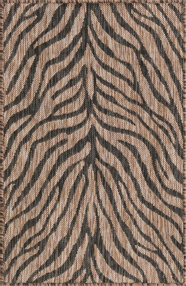 Unique Loom Natural 2' X 8' Outdoor Safari Runner - Enhance Your Patio With Earthy Elegance And Rustic Charm Natural  3168121-unique-loom