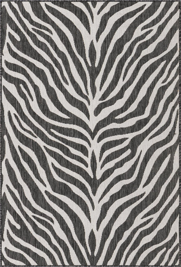 Unique Loom Natural 2' X 8' Outdoor Safari Runner - Enhance Your Patio With Earthy Elegance And Rustic Charm White  3168146-unique-loom