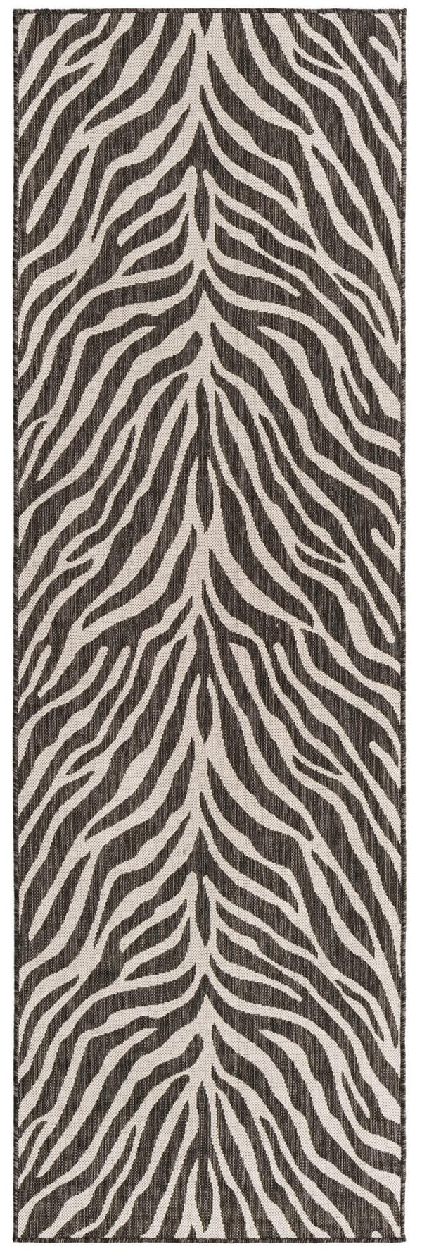 Unique Loom Natural 2' X 8' Outdoor Safari Runner - Enhance Your Patio With Earthy Elegance And Rustic Charm White  3168153-unique-loom