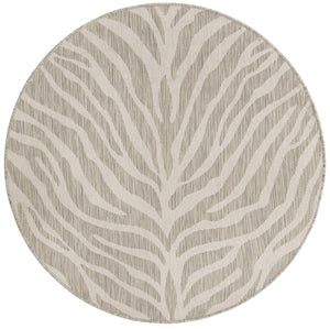 Unique Loom Natural 2' X 8' Outdoor Safari Runner - Enhance Your Patio With Earthy Elegance And Rustic Charm Gray  3168166-unique-loom