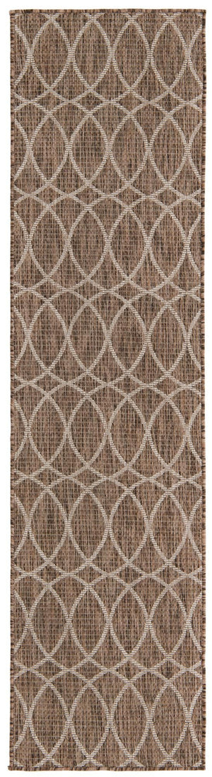 Unique Loom Brown Outdoor Trellis Rug - Stylish 3' X 5' Design For Patios And Garden Seating Areas Brown  3168182-unique-loom