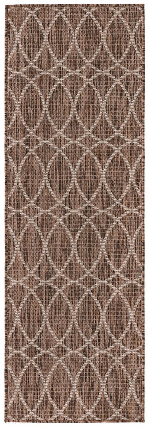 Unique Loom Brown Outdoor Trellis Rug - Stylish 3' X 5' Design For Patios And Garden Seating Areas Brown  3168183-unique-loom