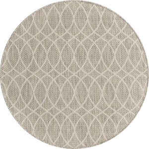 Unique Loom Charcoal Outdoor Trellis Runner - Elegant Design, Weather-resistant, Perfect For Patios & Walkways Gray  3168278-unique-loom