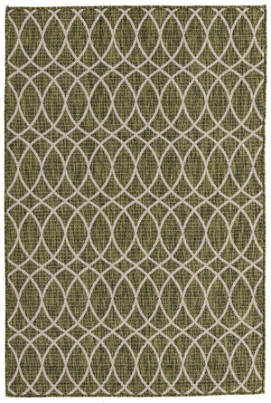 Unique Loom Charcoal Outdoor Trellis Runner - Elegant Design, Weather-resistant, Perfect For Patios & Walkways Green  3168286-unique-loom