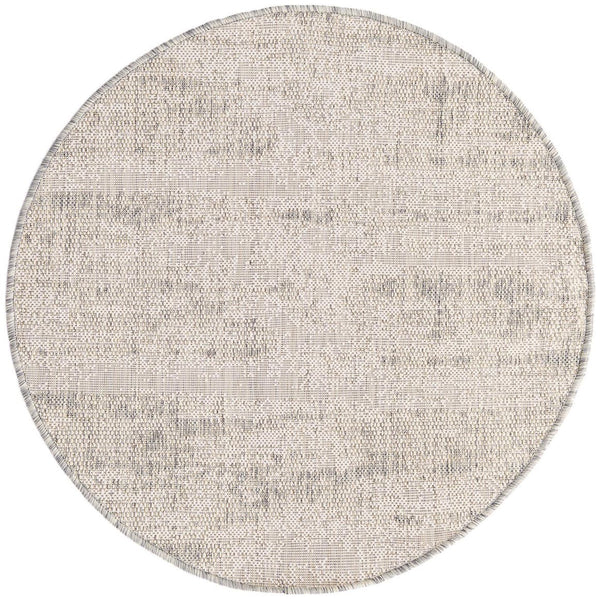 Unique Loom Brown Outdoor Modern Rug - Stylish 3'1" X 5'3" Weather-resistant Design For Patios And Decks Gray  3168318-unique-loom