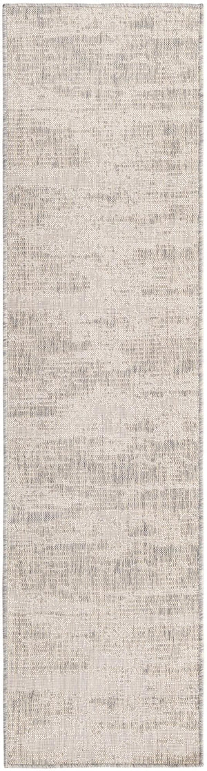 Unique Loom Brown Outdoor Modern Rug - Stylish 3'1" X 5'3" Weather-resistant Design For Patios And Decks Gray  3168324-unique-loom
