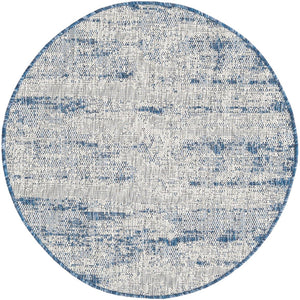 Unique Loom Brown Outdoor Modern Rug - Stylish 3'1" X 5'3" Weather-resistant Design For Patios And Decks Blue  3168332-unique-loom