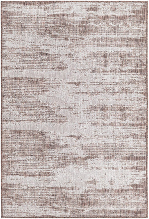 Unique Loom Brown Outdoor Modern Rug - Stylish 3'1" X 5'3" Weather-resistant Design For Patios And Decks Brown  3168344-unique-loom