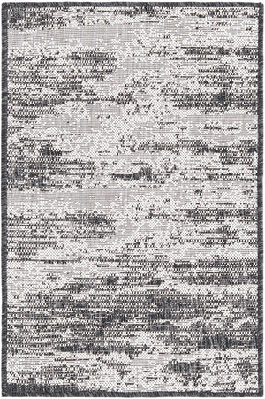 Unique Loom Brown Outdoor Modern Rug - Stylish 3'1" X 5'3" Weather-resistant Design For Patios And Decks Charcoal  3168375-unique-loom