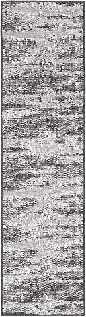 Unique Loom Brown Outdoor Modern Rug - Stylish 3'1" X 5'3" Weather-resistant Design For Patios And Decks Charcoal  3168380-unique-loom