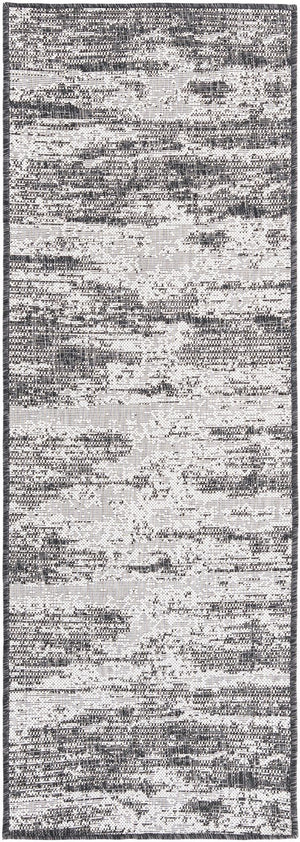 Unique Loom Brown Outdoor Modern Rug - Stylish 3'1" X 5'3" Weather-resistant Design For Patios And Decks Charcoal  3168381-unique-loom