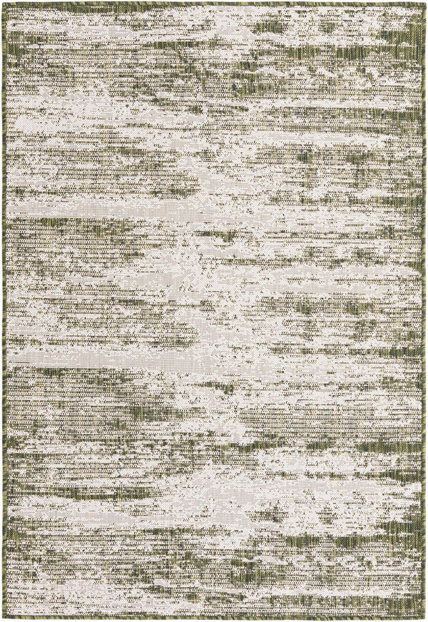 Unique Loom Brown Outdoor Modern Rug - Stylish 3'1" X 5'3" Weather-resistant Design For Patios And Decks Green  3168386-unique-loom