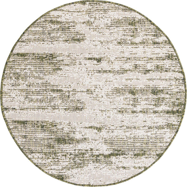 Unique Loom Brown Outdoor Modern Rug - Stylish 3'1" X 5'3" Weather-resistant Design For Patios And Decks Green  3168392-unique-loom