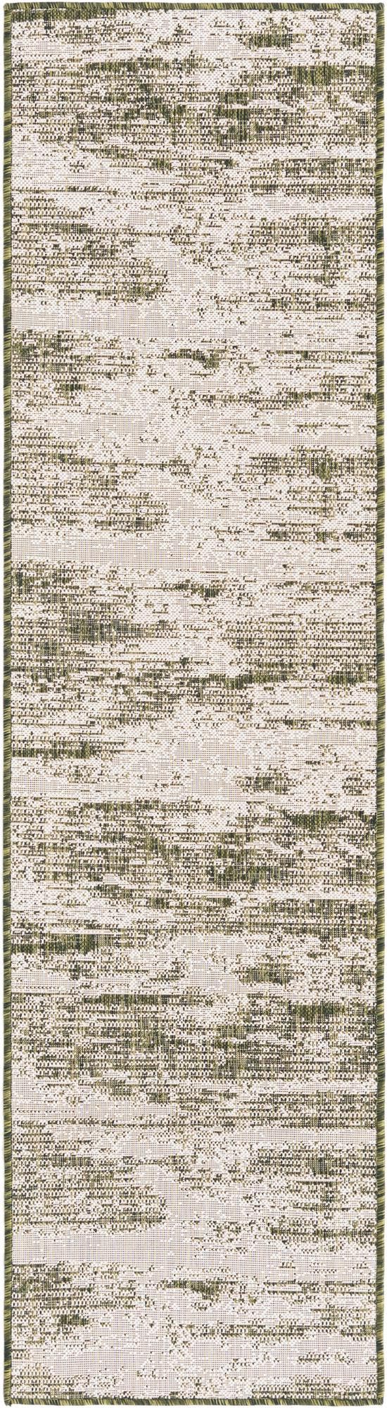Unique Loom Brown Outdoor Modern Rug - Stylish 3'1" X 5'3" Weather-resistant Design For Patios And Decks Green  3168394-unique-loom