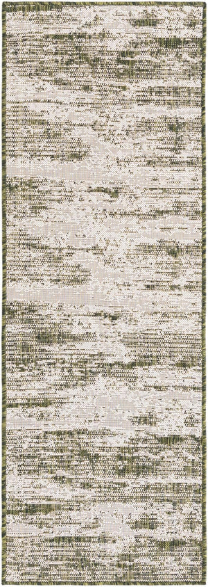Unique Loom Brown Outdoor Modern Rug - Stylish 3'1" X 5'3" Weather-resistant Design For Patios And Decks Green  3168395-unique-loom