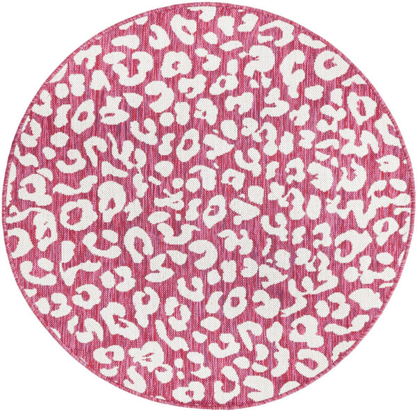 Unique Loom Pink Ivory Outdoor Safari Trellis – Enhance Your Garden With Elegant Support For Climbing Plants Magenta  3168574-unique-loom