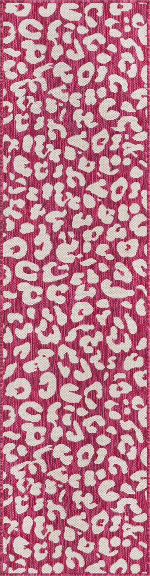 Unique Loom Pink Ivory Outdoor Safari Trellis – Enhance Your Garden With Elegant Support For Climbing Plants Magenta  3168576-unique-loom