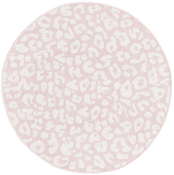 Unique Loom Pink Ivory Outdoor Safari Trellis – Enhance Your Garden With Elegant Support For Climbing Plants Pink,Ivory  3168588-unique-loom