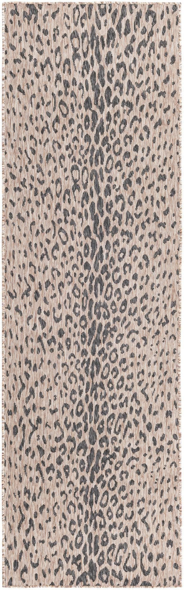 Unique Loom Pink Outdoor Safari Runner - Stylish 2' X 8' Accent Rug Perfect For Enhancing Your Outdoor Space Natural  3168645-unique-loom