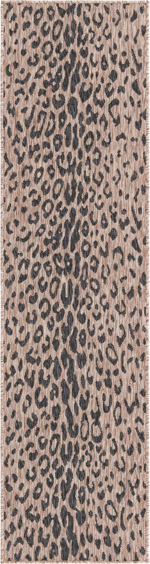 Unique Loom Pink Outdoor Safari Runner - Stylish 2' X 8' Accent Rug Perfect For Enhancing Your Outdoor Space Natural  3168646-unique-loom