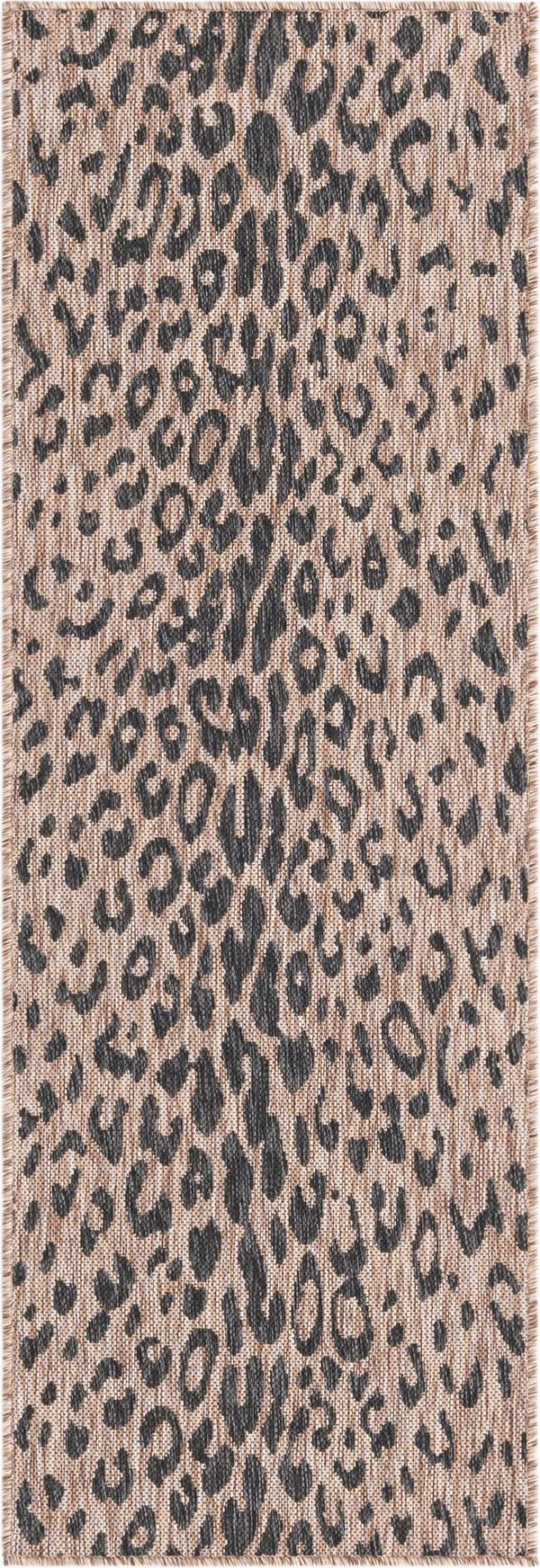 Unique Loom Pink Outdoor Safari Runner - Stylish 2' X 8' Accent Rug Perfect For Enhancing Your Outdoor Space Natural  3168647-unique-loom