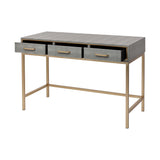 Sands Point Desk - 3 Drawer Gray 3169-101B Elk Home