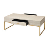 Les Revoires Coffee Table - Cream 3169-129 Elk Home