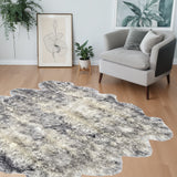 Unique Animal Print Area Rug - Handcrafted Sheepskin, Adds Warmth & Style to Any Room