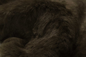 Homeroots 2' X 3' Brown Natural Sheepskin Single Short Haired Area Rug  Genuine Sheepskin 316908