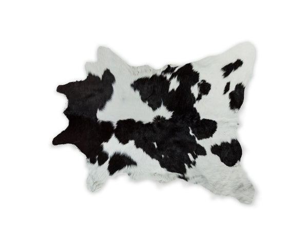 Homeroots 2' X 3' Black And White Cowhide Hand Woven Area Rug Black,White Cowhide 316960