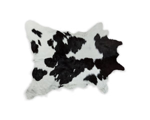 Homeroots 2' X 3' Black And White Cowhide Hand Woven Area Rug Black,White Cowhide 316960