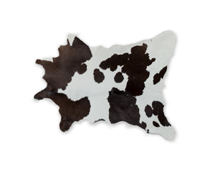 Homeroots 2' X 3' Brown And White Cowhide Hand Woven Area Rug Chocolate,White Cowhide 316964