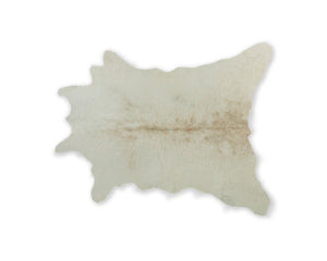 Homeroots 2' X 3' Natural Cowhide Hand Woven Area Rug Natural Cowhide 316966