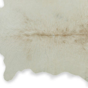 Homeroots 2' X 3' Natural Cowhide Hand Woven Area Rug Natural Cowhide 316966