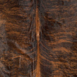 Homeroots 72" X 84" Dark Brindle Cowhide - Rug Brindle Cowhide 316974