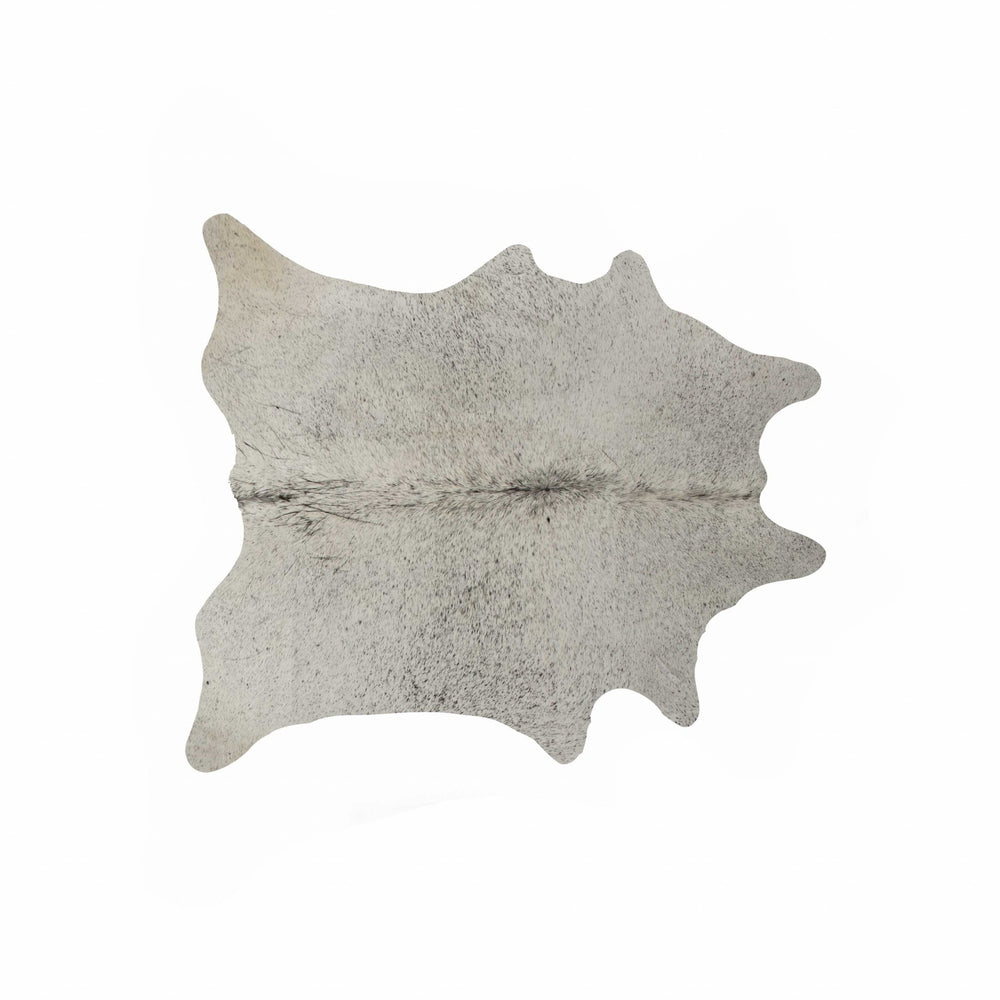Homeroots 6' X 7' Gray Cowhide Hand Tufted Area Rug  Cowhide 316975