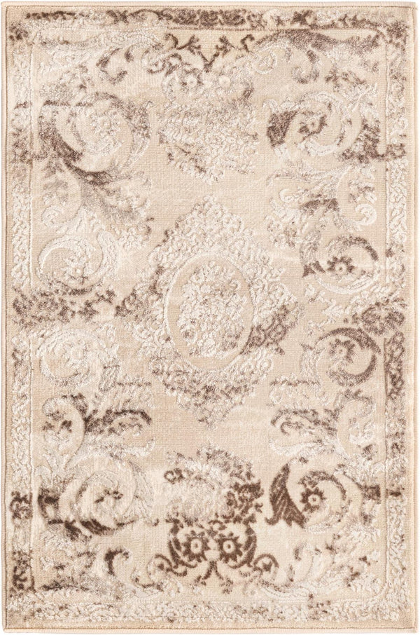 Unique Loom Beige Area Rug - Luxurious Soft Weave, Perfect For Cozy Spaces With Timeless Style And Durability Beige  3170250-unique-loom