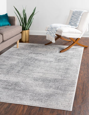 Unique Loom Gray Finsbury 6 Ft Runner - Stylish, Resilient Design For High-traffic Areas In Your Home Decor Gray  3170507-unique-loom