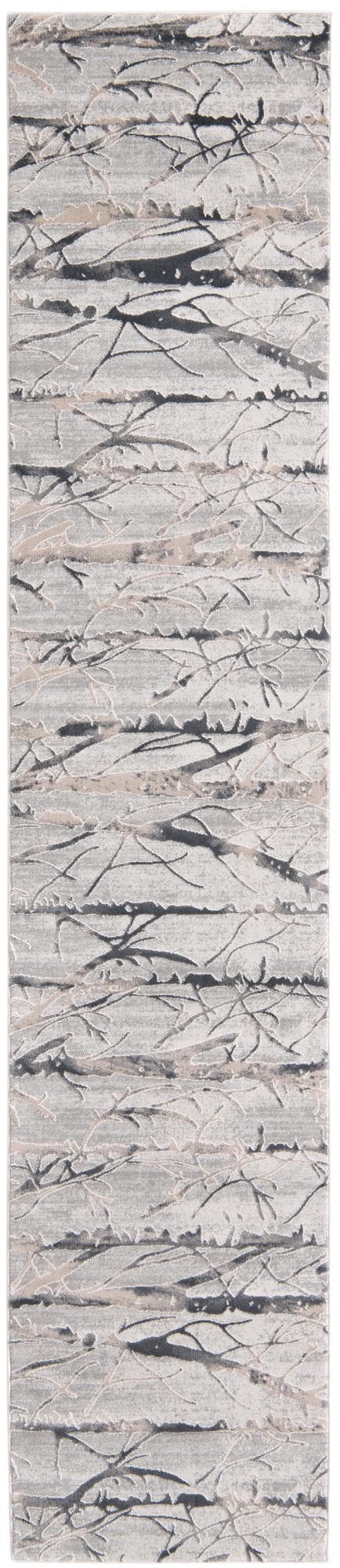 Unique Loom Gray Finsbury 6 Ft Runner - Stylish, Resilient Design For High-traffic Areas In Your Home Decor Gray  3170583-unique-loom