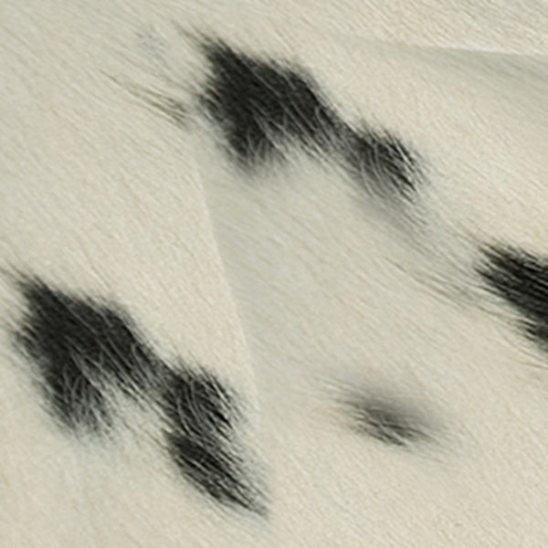 Homeroots 12" X 20" X 5" White And Black Cowhide  Pillow 2 Pack White,Black  317130