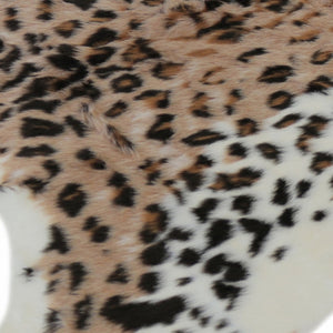 Homeroots 63" X 90" Leopard Faux Hide - Area Rug  Acrylic 317168