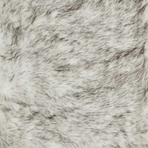 HomeRoots 3' X 5' Gray Faux Fur Area Rug - Luxurious Comfort, Modern Design, Perfect for Any Room Décor! 317174