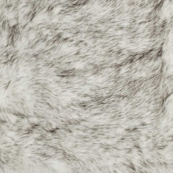 Homeroots 3' X 5' Gray Faux Fur Area Rug  Faux Fur 317174