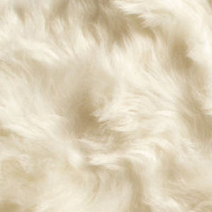 Homeroots 4' X 6' Off White Faux Sheepskin Washable Area Rug  Faux Sheepskin 317187